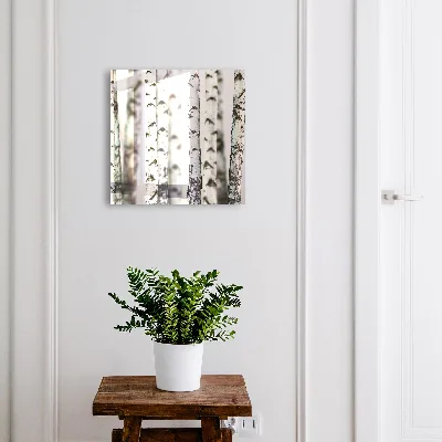 Armoire à clés décorative Troncs de bouleau