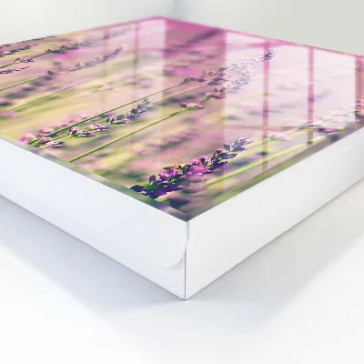 Armoire à clés décorative Jardin violet
