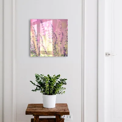 Armoire à clés décorative Jardin violet