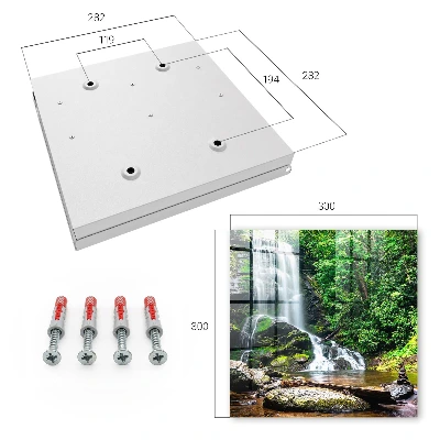 Armoire à clés design Oasis naturelle