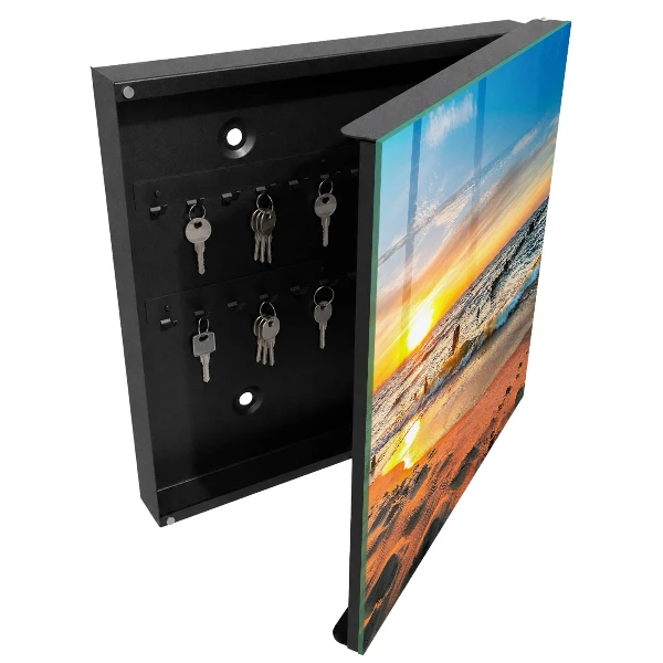 Armoire à clés décorative Coucher de soleil
