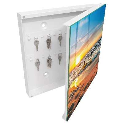 Armoire à clés décorative Coucher de soleil