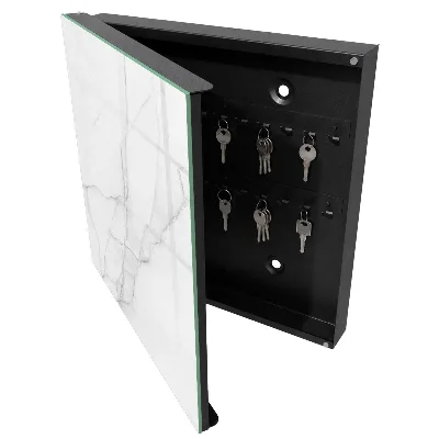 Armoire à clés design Élégance du marbre