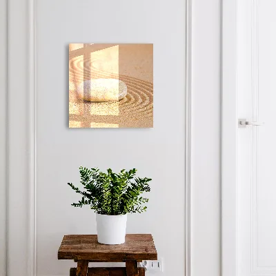 Armoire à clés décorative Une pierre dans le sable
