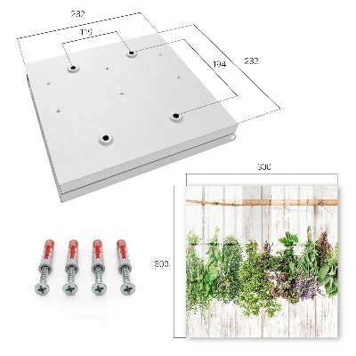 Armoire à clés design Herbes séchées