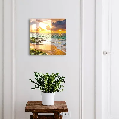 Armoire à clés design Coucher de soleil