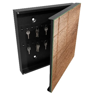 Armoire à clés décorative Texture bois