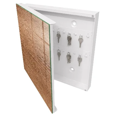 Armoire à clés décorative Texture bois