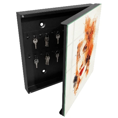 Armoire à clés design Aquarelle féminine