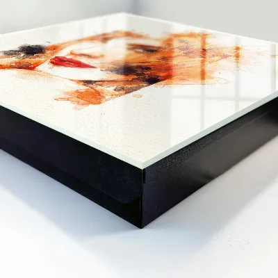 Armoire à clés design Aquarelle féminine