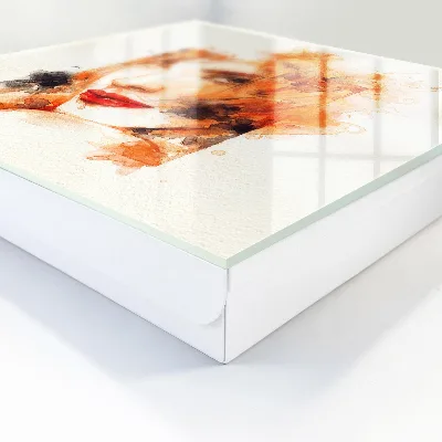 Armoire à clés design Aquarelle féminine