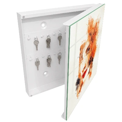 Armoire à clés design Aquarelle féminine