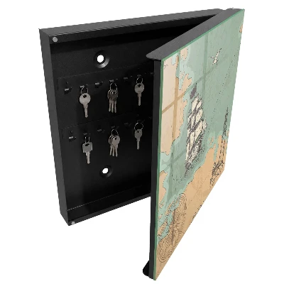 Armoire à clés design Aventure en mer