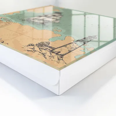 Armoire à clés design Aventure en mer