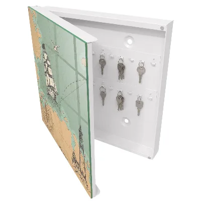 Armoire à clés design Aventure en mer