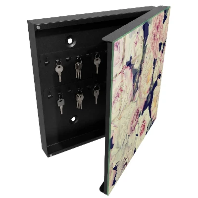 Armoire à clés décorative Élégance florale