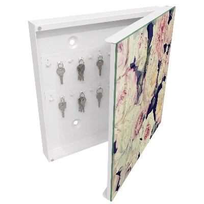 Armoire à clés décorative Élégance florale