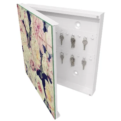 Armoire à clés décorative Élégance florale