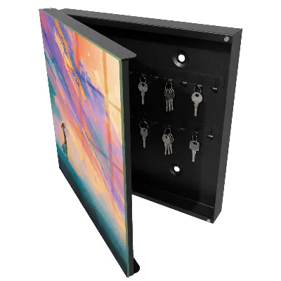 Armoire à clés design Scène onirique