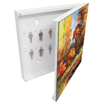 Armoire à clés décorative Paysage d'automne
