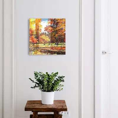 Armoire à clés décorative Paysage d'automne
