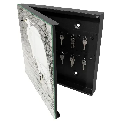 Armoire à clés décorative Héron