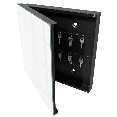 Armoire à clés design Blanc