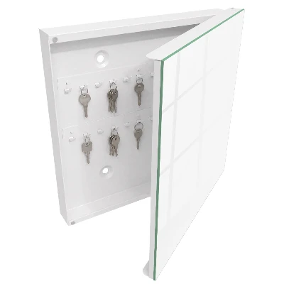 Armoire à clés design Blanc