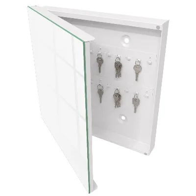 Armoire à clés design Blanc