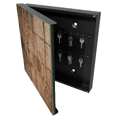 Armoire à clés décorative Texture bois