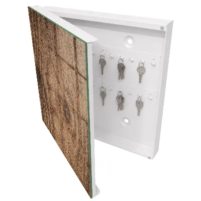 Armoire à clés décorative Texture bois