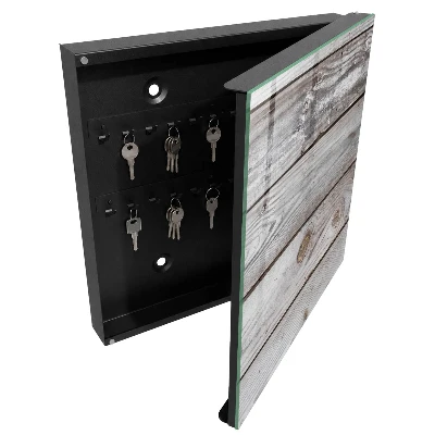 Armoire à clés décorative Texture bois