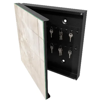 Armoire à clés design Élégance du marbre
