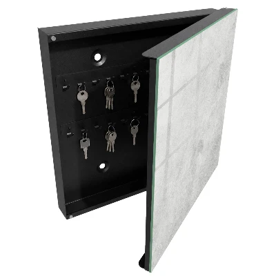 Armoire à clés décorative Pierre grise