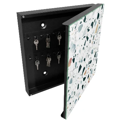 Armoire à clés design Galets colorés