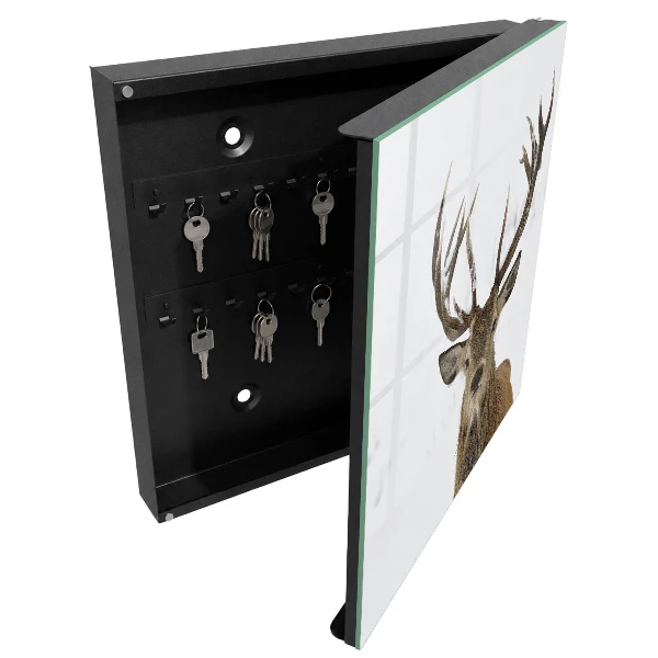 Armoire à clés design Cerf d'hiver