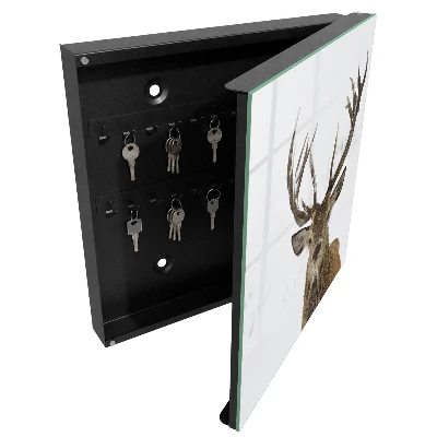 Armoire à clés design Cerf d'hiver