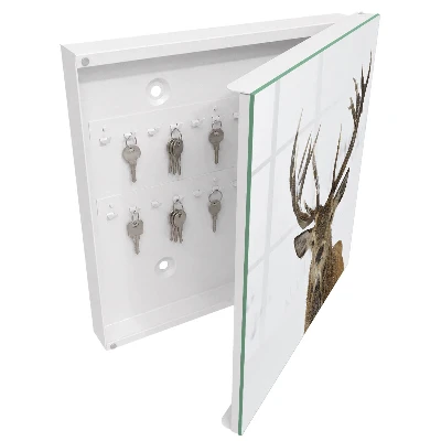 Armoire à clés design Cerf d'hiver