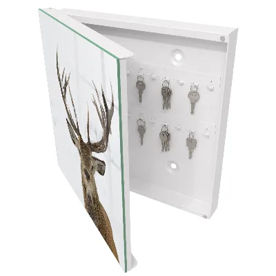 Armoire à clés design Cerf d'hiver