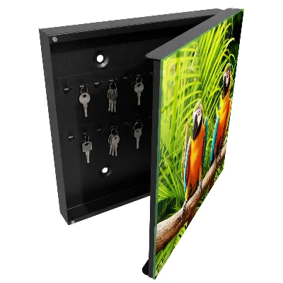Armoire à clés décorative Oiseaux tropicaux