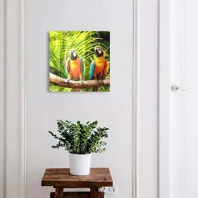 Armoire à clés décorative Oiseaux tropicaux
