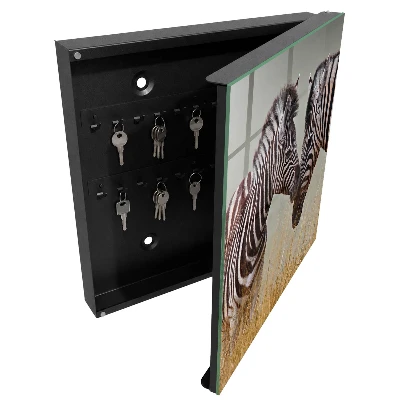 Armoire à clés design Zèbres ensemble