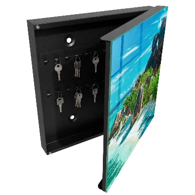 Armoire à clés design Plage tropicale