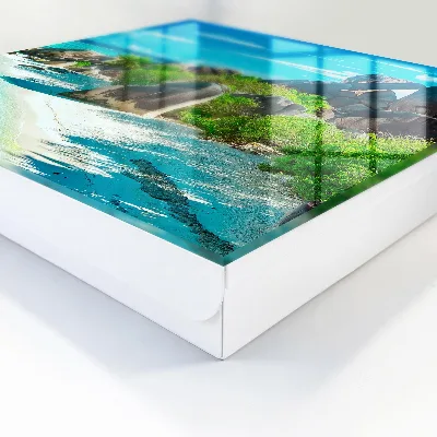 Armoire à clés design Plage tropicale