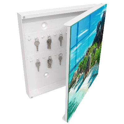 Armoire à clés design Plage tropicale