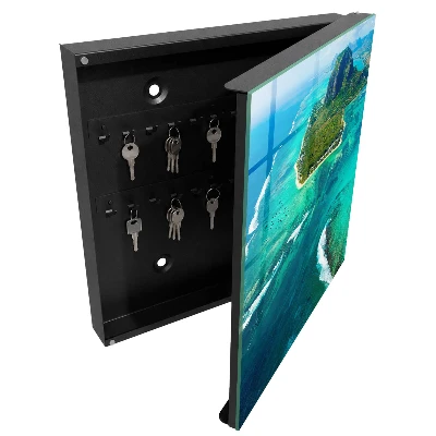 Armoire à clés design Paradis tropical