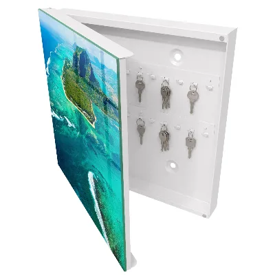 Armoire à clés design Paradis tropical