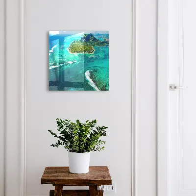 Armoire à clés design Paradis tropical