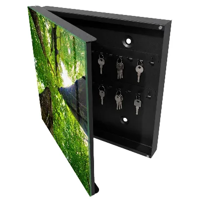 Armoire à clés décorative Ciel de forêt