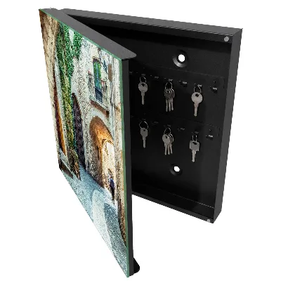 Armoire à clés décorative Rue historique